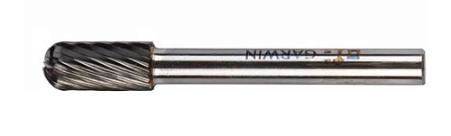 Борфреза цилиндрическая с закругленным концом 8x20x64 мм, VHM, SC, форма C GARWIN Борфреза цилиндрическая с закругленным концом 8x20x64 мм, VHM, SC, форма C GARWIN