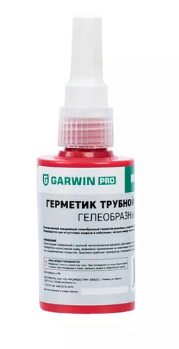 Герметик резьбовых соединений 50 мл, гелеобразный GARWIN PRO Герметик резьбовых соединений 50 мл, гелеобразный GARWIN PRO