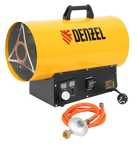 Пушка тепловая газовая 15,0 кВт, 320м.куб/час, 0,93кг/ч, цифровой термостат Denzel GHG-15i Пушка тепловая газовая 15,0 кВт, 320м.куб/час, 0,93кг/ч, цифровой термостат Denzel GHG-15i