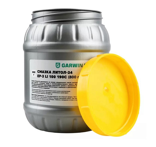 Смазка Литол-24 EP-3 Li 100 190C, 800 г GARWIN PRO Смазка Литол-24 EP-3 Li 100 190C, 800 г GARWIN PRO
