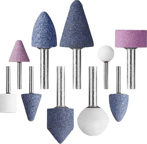 Шарошки абразивные для дрели 3,2 мм, 6 мм 10 шт. STAYER MASTER Шарошки абразивные для дрели 3,2 мм, 6 мм 10 шт. STAYER MASTER