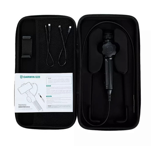 Видеоэндоскоп под смартфон управляемый зонд гибкий 1 м, камера 5,5 мм на 360° GARWIN Видеоэндоскоп под смартфон управляемый зонд гибкий 1 м, камера 5,5 мм на 360° GARWIN