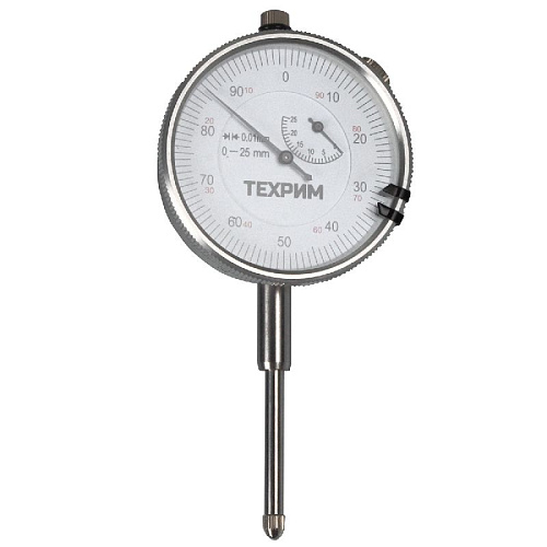 Индикатор часового типа ИЧ 25 0,01 с ушком ГОСТ 577-68 ТЕХРИМ Индикатор часового типа ИЧ 25 0,01 с ушком ГОСТ 577-68 ТЕХРИМ