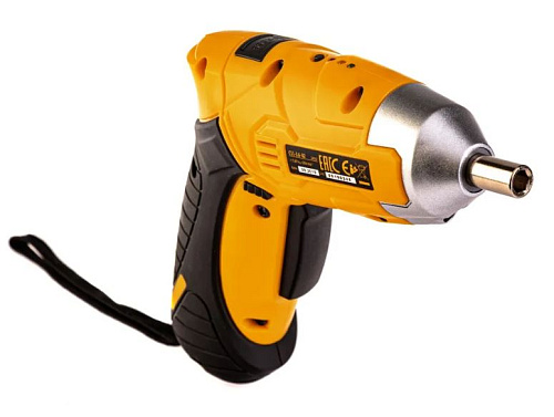 Отвертка аккумуляторная 4 Нм, 3,6 В, 1/4" с набором из 6 бит Denzel CSL-3,6-02 Отвертка аккумуляторная 4 Нм, 3,6 В, 1/4" с набором из 6 бит Denzel CSL-3,6-02