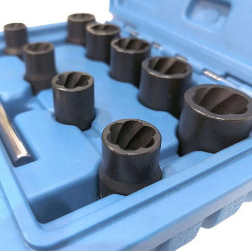 Набор головок для скругленного крепежа 3/8", 10-19 мм (10 предм) МАЯКАВТО Набор головок для скругленного крепежа 3/8", 10-19 мм (10 предм) МАЯКАВТО