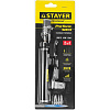 Паяльник газовый 45 Вт, 1200°С горелка, фен, пьезоподжиг, набор 5 в 1 STAYER Professional Паяльник газовый 45 Вт, 1200°С горелка, фен, пьезоподжиг, набор 5 в 1 STAYER Professional