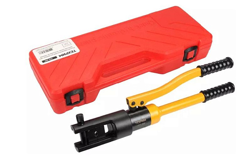 Пресс для обжима клемм гидравлический ручной 300 мм², 9 т ТЕХРИМ Пресс для обжима клемм гидравлический ручной 300 мм², 9 т ТЕХРИМ