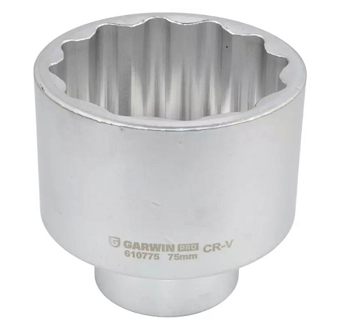 Головка торцевая 1" 75 мм, 12 гр. GARWIN PRO Головка торцевая 1" 75 мм, 12 гр. GARWIN PRO