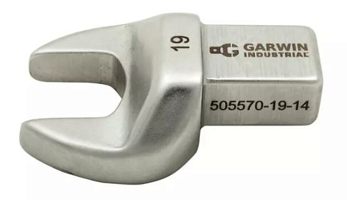 Насадка для ключа динамометрического рожковая 19 мм, 14*18 мм GARWIN Насадка для ключа динамометрического рожковая 19 мм, 14*18 мм GARWIN