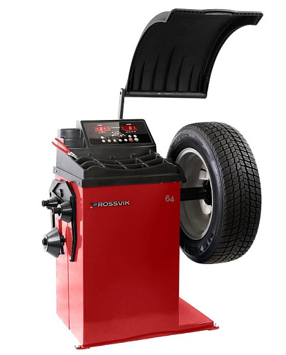 Станок балансировочный эл. линейка, LASER, LED, красный ROSSVIK VT-64 Станок балансировочный эл. линейка, LASER, LED, красный ROSSVIK VT-64