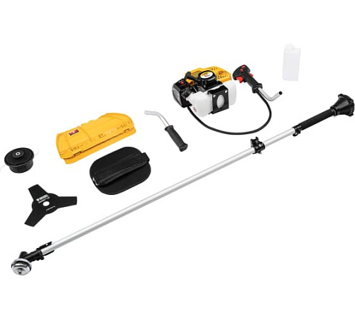 Бензотриммер (мотокоса) 43 см3, 2,5 л.с., 9500 об/мин, ш/с 420/255 мм Denzel DTS-43 Бензотриммер (мотокоса) 43 см3, 2,5 л.с., 9500 об/мин, ш/с 420/255 мм Denzel DTS-43