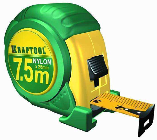 Рулетка 8 м*25 мм ударостойкий обрезиненный корпус KRAFTOOL X-Drive Рулетка 8 м*25 мм ударостойкий обрезиненный корпус KRAFTOOL X-Drive