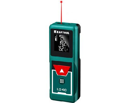Дальномер лазерный 40 м, точность 1,5 мм KRAFTOOL LD-40 Дальномер лазерный 40 м, точность 1,5 мм KRAFTOOL LD-40