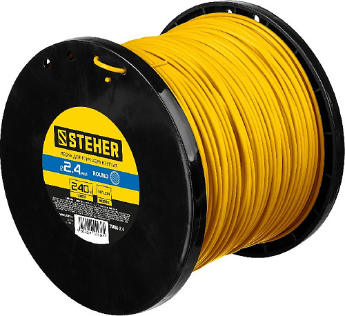 Леска для триммера КРУГ 2.4 мм Леска для триммера КРУГ 2.4 мм