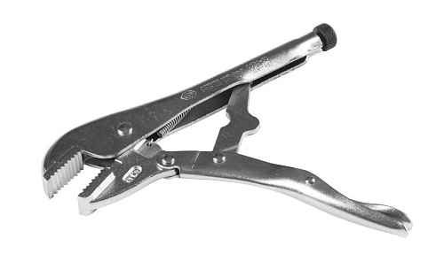 Тиски ручные 250 мм с прямыми губками (никель) KING TONY Тиски ручные 250 мм с прямыми губками (никель) KING TONY