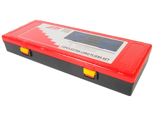 Набор клещей удлиненных 4 предм в кейсе JTC Набор клещей удлиненных 4 предм в кейсе JTC