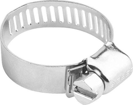 Хомут стальной 10-16 мм, оцинкованая просечная лента 8 мм ЗУБР Профессионал Хомут стальной 10-16 мм, оцинкованая просечная лента 8 мм ЗУБР Профессионал