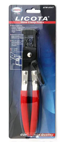 Клещи для хомутов шлангов, губки с "+" разъёмом Licota Клещи для хомутов шлангов, губки с "+" разъёмом Licota