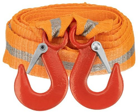 Трос буксировочный 2,5 т/5 м, 2 крюка, пакет Россия Stels Трос буксировочный 2,5 т/5 м, 2 крюка, пакет Россия Stels