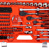 Набор инструмента 219 предм (1/4", 3/8", 1/2") JTC Набор инструмента 219 предм (1/4", 3/8", 1/2") JTC