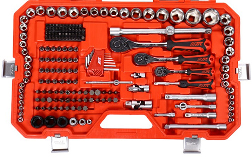 Набор инструмента 219 предм (1/4", 3/8", 1/2") JTC Набор инструмента 219 предм (1/4", 3/8", 1/2") JTC