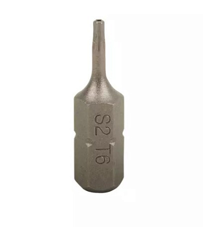 Бита Torx 6 L=25 мм с отверстием (1/4" HEX) Licota Бита Torx 6 L=25 мм с отверстием (1/4" HEX) Licota