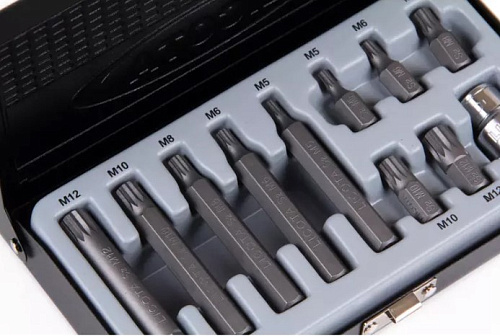 Набор бит 11 предм. M5-M12 (10 мм Spline) Licota Набор бит 11 предм. M5-M12 (10 мм Spline) Licota