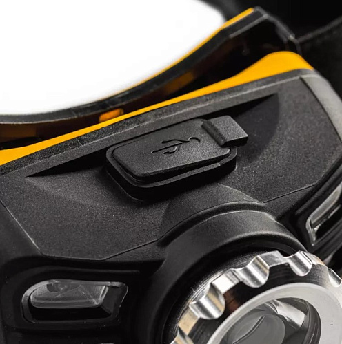 Фонарь налобный аккумуляторный 400 лм, бесступенчатая регулировка RUNTEC Фонарь налобный аккумуляторный 400 лм, бесступенчатая регулировка RUNTEC