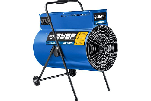 Пушка тепловая электрическая 30 кВт, 380 В ЗУБР Профессионал Пушка тепловая электрическая 30 кВт, 380 В ЗУБР Профессионал