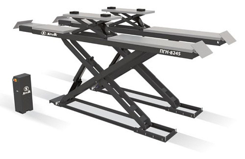 Подъемник ножничный 4,0 т для сход-развала с подъемником второго уровня с люфт-детект ПГН-8245 SIVIK Подъемник ножничный 4,0 т для сход-развала с подъемником второго уровня с люфт-детект ПГН-8245 SIVIK