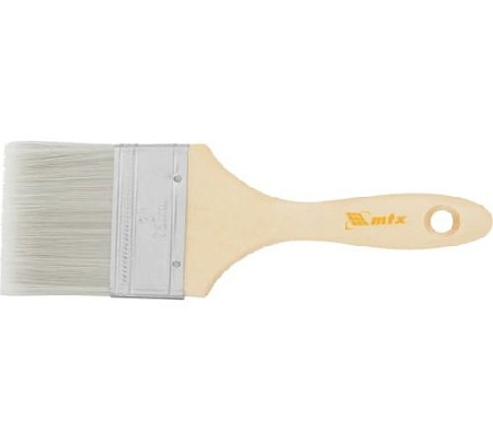Кисть плоская 75 мм (3") Евро, для лаков, дер. ручка MTX Кисть плоская 75 мм (3") Евро, для лаков, дер. ручка MTX