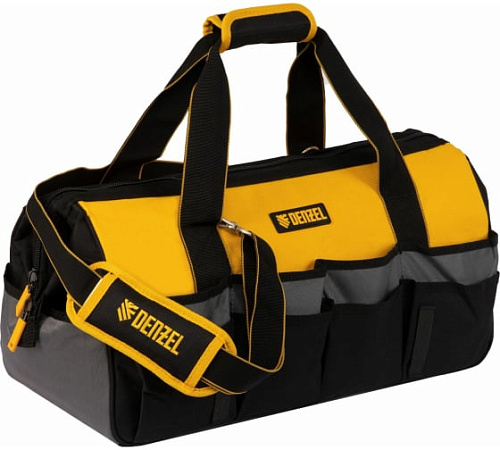 Сумка для инструмента 500*245*300 мм, 20 карманов, съемный органайзер Denzel Сумка для инструмента 500*245*300 мм, 20 карманов, съемный органайзер Denzel