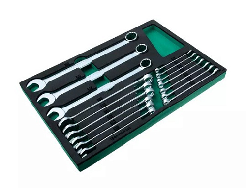 Набор ключей комбинированных удлиненных 10-32 мм (16 шт.) в ложементе EVA GARWIN PRO Набор ключей комбинированных удлиненных 10-32 мм (16 шт.) в ложементе EVA GARWIN PRO