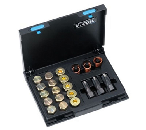 Набор для восстановления резьбы маслянной пробки М13х1,5 - М17х1,5 VOLKEL VC-19120 Набор для восстановления резьбы маслянной пробки М13х1,5 - М17х1,5 VOLKEL VC-19120