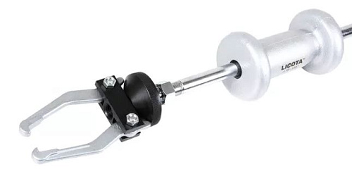 Набор универсальных съёмников 3-х лапых с обратным молотком 5 предм Licota Набор универсальных съёмников 3-х лапых с обратным молотком 5 предм Licota