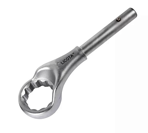Ключ накидной односторонний 70 изогнутый усиленный CrV Licota Ключ накидной односторонний 70 изогнутый усиленный CrV Licota
