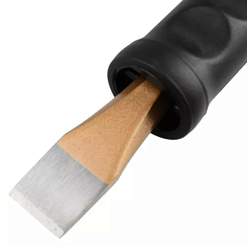 Зубило слесарное 200*23 мм с резиновым протектором CrMo Licota Зубило слесарное 200*23 мм с резиновым протектором CrMo Licota