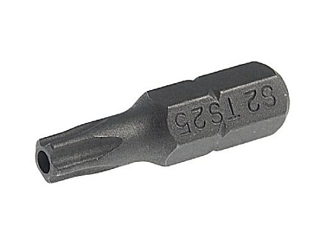 Бита TS 25 L=25 мм (1/4" HEX) пятилучевая с отверстием JTC Бита TS 25 L=25 мм (1/4" HEX) пятилучевая с отверстием JTC