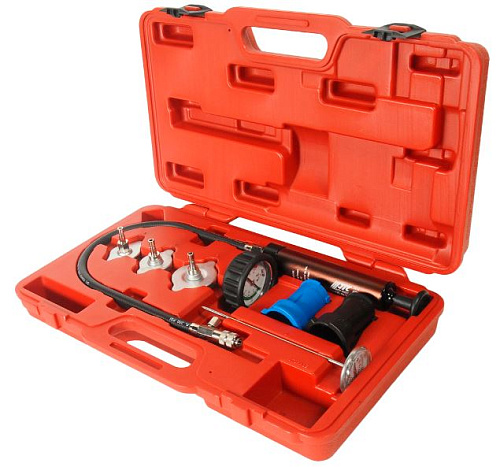 Набор для тестирования герметичности системы охлаждения (в кейсе) 7 предм JTC Набор для тестирования герметичности системы охлаждения (в кейсе) 7 предм JTC