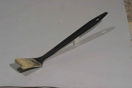 Кисть радиаторная 50 мм (2") светлая щетина, пласт. ручка Кисть радиаторная 50 мм (2") светлая щетина, пласт. ручка