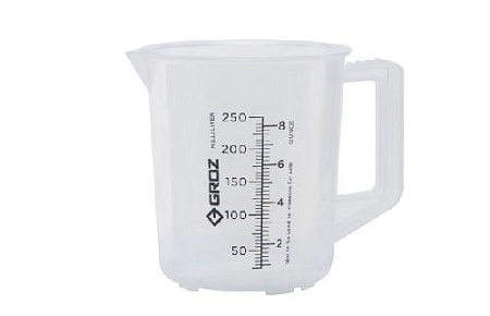 Емкость мерная из полиметных материалов с разметкой 1000 мл GROZ Емкость мерная из полиметных материалов с разметкой 1000 мл GROZ