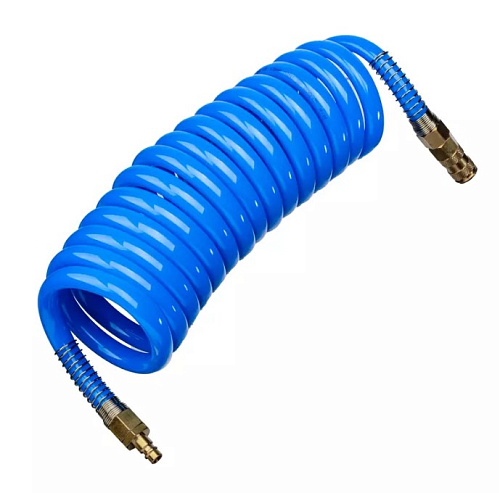 Шланг спиральный воздушный 5 м (12*16 мм) PU GARWIN Шланг спиральный воздушный 5 м (12*16 мм) PU GARWIN