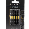 Бита PH №1 L= 65 мм (1/4" HEX) ударная двухсторонняя (5 шт) RUNTEC Бита PH №1 L= 65 мм (1/4" HEX) ударная двухсторонняя (5 шт) RUNTEC