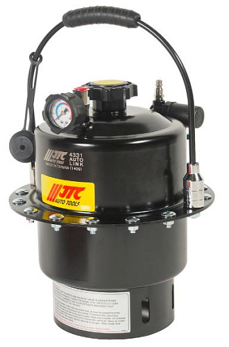 Установка для прокачки тормозной системы и системы сцепления пневматическая 6 л JTC Установка для прокачки тормозной системы и системы сцепления пневматическая 6 л JTC