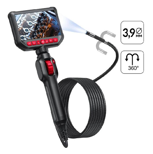 Видеоэндоскоп 4,3"(1920х1080) USB, 2Мп, 1.5м, 3,9 мм, 360° iCartool IC-VC153 Видеоэндоскоп 4,3"(1920х1080) USB, 2Мп, 1.5м, 3,9 мм, 360° iCartool IC-VC153