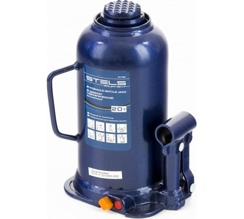 Домкрат бутылочный 20 т 235-445 мм STELS Домкрат бутылочный 20 т 235-445 мм STELS
