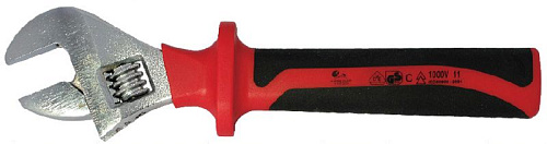 Ключ разводной диэлектрический 0-30 мм, 250 мм/10" VDE Licota Ключ разводной диэлектрический 0-30 мм, 250 мм/10" VDE Licota