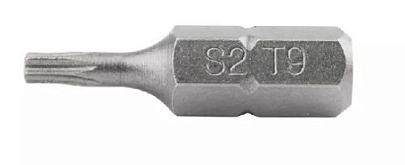 Бита Torx 9 L=25 мм с отверстием (1/4" HEX) Licota Бита Torx 9 L=25 мм с отверстием (1/4" HEX) Licota