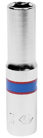 Головка торцевая глубокая 1/4" 7 мм, 6 гр., KING TONY 223507M Головка торцевая глубокая 1/4" 7 мм, 6 гр., KING TONY 223507M