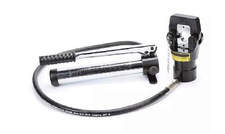 Пресс для обжима клемм гидравлический ручной 500 мм², 15,5 т с насосом ТЕХРИМ Пресс для обжима клемм гидравлический ручной 500 мм², 15,5 т с насосом ТЕХРИМ